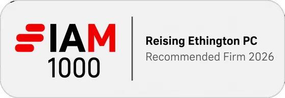 IAM Patent 1000: Reising Ethington PC, Recommended Firm 2026